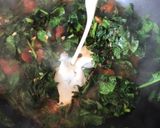 Spagetti tejszínes spenóttal 🌱 recept fázis 4 fotója