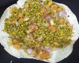स्प्राउट मूंग मेथी पापड़ मसाला recipe in Hindi रेसिपी चरण 3 फोटो