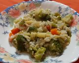Foto del paso 7 de la receta Risotto de verduras al roquefort