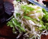 Foto del paso 7 de la receta: Zapallito revuelto con ensalada acompañado de una sopa licuada