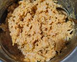 A picture of step 2 of Leftover Rice pakoda.