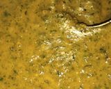 A picture of step 7 of Dal palak.