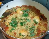 A picture of step 17 of Egg pulao under 20 min.