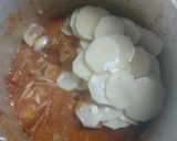 A picture of step 2 of Mutton potato onion masala.