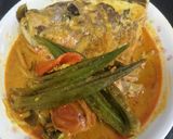 Gambar langkah 8 resipi Kari kepala ikan style mama.