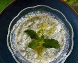 A picture of step 3 of Tzatziki dip.