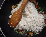 A picture of step 2 of Kashmiri pulao.