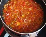 A picture of step 4 of #3006 Potato chips with tomato sauce.