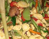 Foto langkah ke 3 dari resep Tumis buncis,babycorn,telur orak arik.