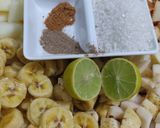 A picture of step 1 of Fruit chaat.