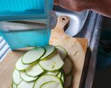A picture of step 1 of Zucchini Sandwich.