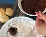 A picture of step 3 of Chocolate 🍫 Covered Panipuri (Recipe in English).