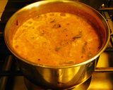 A picture of step 7 of Appam with kadalai curry (chickpea masala curry).
