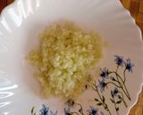 A picture of step 1 of Pomegranate raita.
