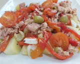Foto del paso 2 de la receta: Ensalada de patatas con pimientos asados