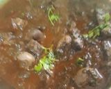 A picture of step 2 of Kaleji Gurda Masala.