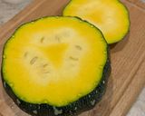 Hình bước làm 1 của món Flan Bí Đỏ Nhật