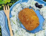 Töltött, rántott cukkinitekercs (vegán) recept fázis 7 fotója