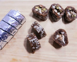 A picture of step 8 of Dates and Dry Fruits Roll.