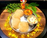 A picture of step 4 of Tutti Frutti Dryfruits Kesar Shrikhand - Puri With Rasedar Aloo Sabzi - Gudi Padwa /Ugadi Special.