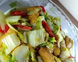 Foto langkah ke 6 dari resep Oseng Tahu Dan Sawi.