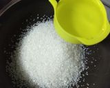 A picture of step 3 of Rava(suji)-Besan Barfi (Semolina-Gram Flour Barfi).