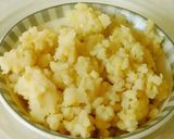 A picture of step 3 of Turnip mor kuzhambu (Turnip in buttermilk sauce).
