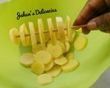 A picture of step 2 of Potato on a stick.