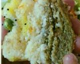 डबल डेकर पालक गाजर ढोकला (Double decker spinach carrot dhokla recipe in hindi) रेसिपी चरण 9 फोटो