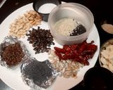 A picture of step 1 of Mixed Seeds Powder Chutney (with Karela, Tarbuz, Kaddu Ka Beej).