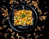 A picture of step 3 of Desi Sprouts Chaat.