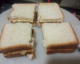 A picture of step 3 of Sandwich cheese bread pakoda.