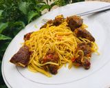 A picture of step 2 of StirFriedpasta.