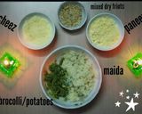 A picture of step 1 of Dandiya kofta.