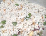 A picture of step 3 of Coconut Rice.