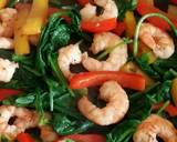 Garlic Prawn Stir-Fry with Spinach & Peppers, GF DF EF SF NF recipe step 5 photo