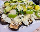 Mustáros padlizsánnal sült karfiol recept fázis 5 fotója