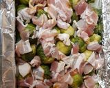 A picture of step 2 of Bacon and onion Sprouts.