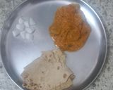 A picture of step 6 of Gatte ki Sabzi.