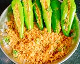 બેસનના ભરેલા મરચાં(besan bhrela marcha recipe in Gujarati) રેસીપી સ્ટેપ3ફોટો