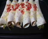 Foto del paso 5 de la receta: Flautas de pollo y verduras
