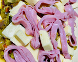 Foto del paso 7 de la receta: 🥟CALZONE🥟 DE PUERROS 🧀QUESO🧀 Y 🍖 JAMÓN🍖 (masa casera) 😋