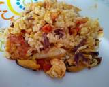 Foto del paso 6 de la receta Arroz con jamón ibérico y delicias de mar