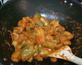 Foto langkah ke 4 dari resep Balado terong hijau.