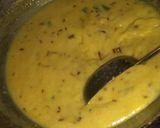 A picture of step 7 of Besan lapta.