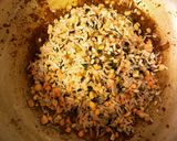 A picture of step 3 of Dal Palak Khichdi.