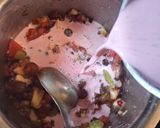 A picture of step 2 of Mix fruit Roohafza Drink.