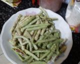 金沙菜豆的食譜步驟1照片