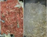 Foto del paso 2 de la receta: Bistec con nopales en salsa roja