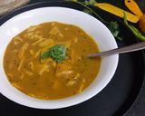 A picture of step 8 of Daal dhokli.